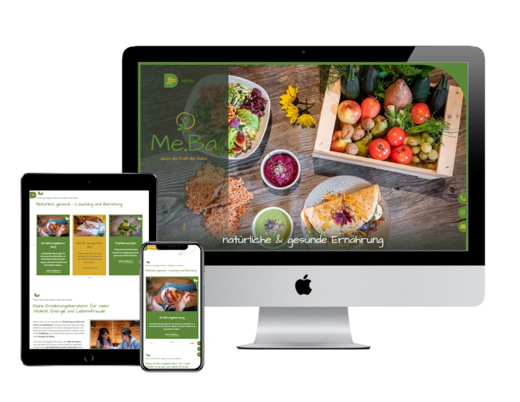 Meba Naturkraft Webdesign