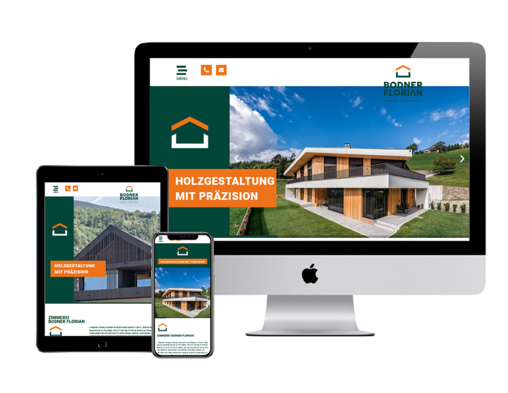 Zimmerei Bodner Webdesign